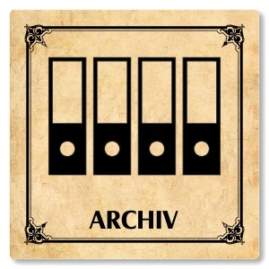 Archiv, 80x80mm, pergamen, Nebraska